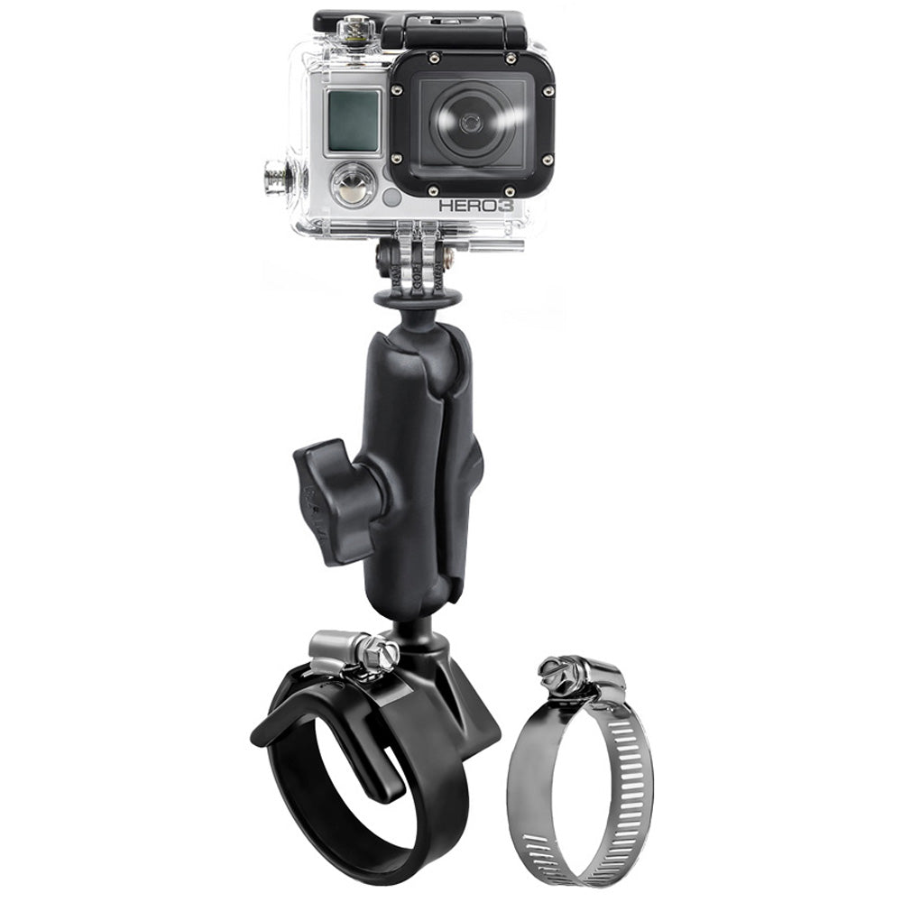 RAM Mount Strap Base w/GoPro Camera Mount [RAM-B-108-GOP1] - Houseboatparts.com