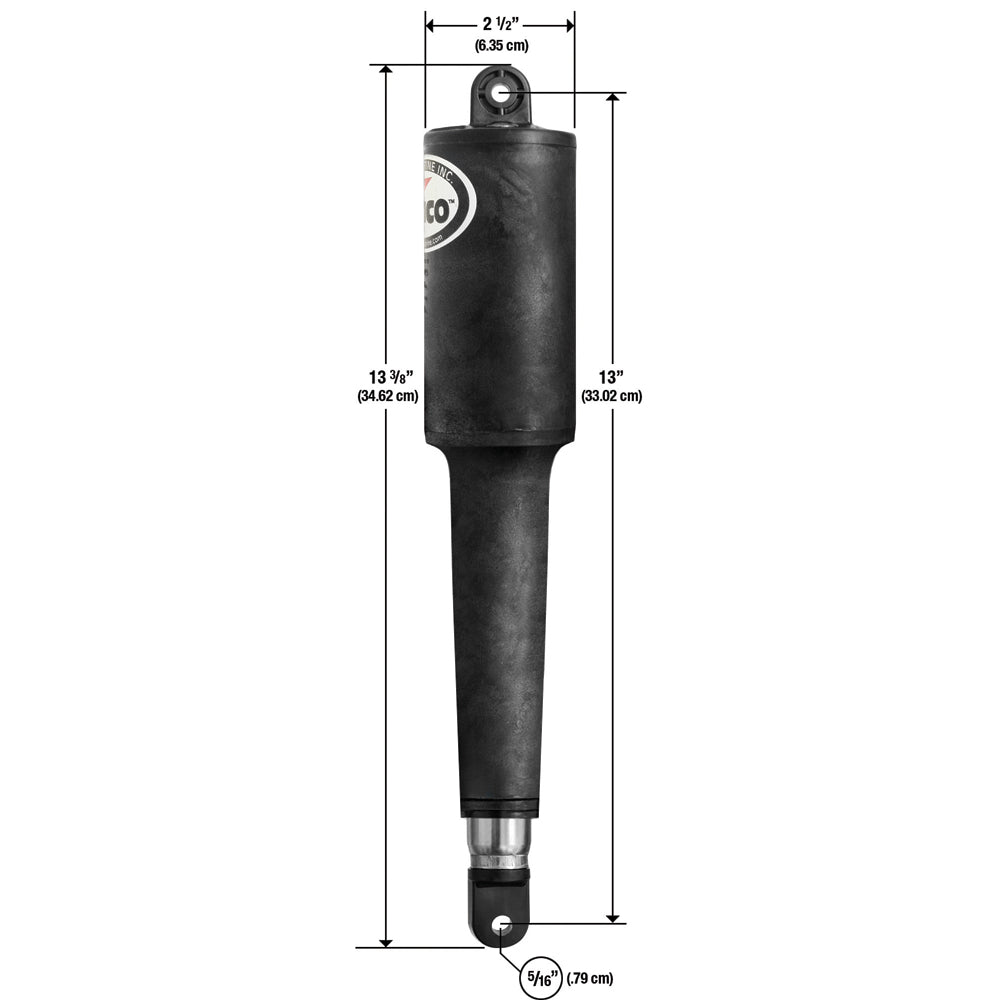 Lenco 102 Series Standard Actuator - 24V - 4-1/4" Stroke [15066-001] - Houseboatparts.com