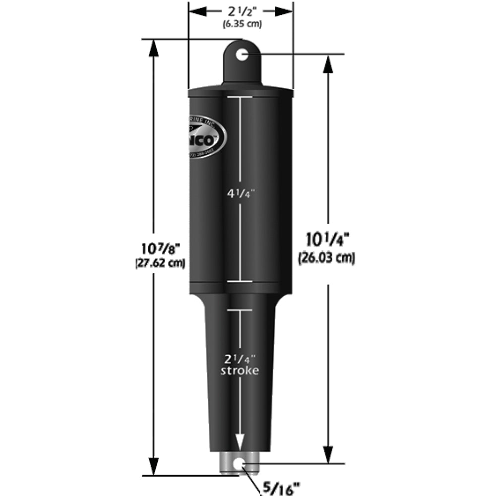 Lenco 12V 1-1/4" Stroke 5 Lobe Actuator - 5/16" - 3/8" [15122-001] - Houseboatparts.com