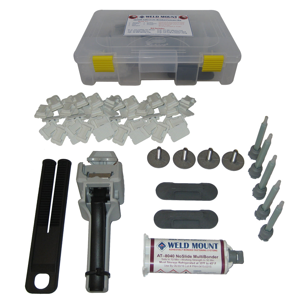 Weld Mount Adhesively Bonded Fastener Kit w/AT 8040 Adhesive [65100] - Houseboatparts.com