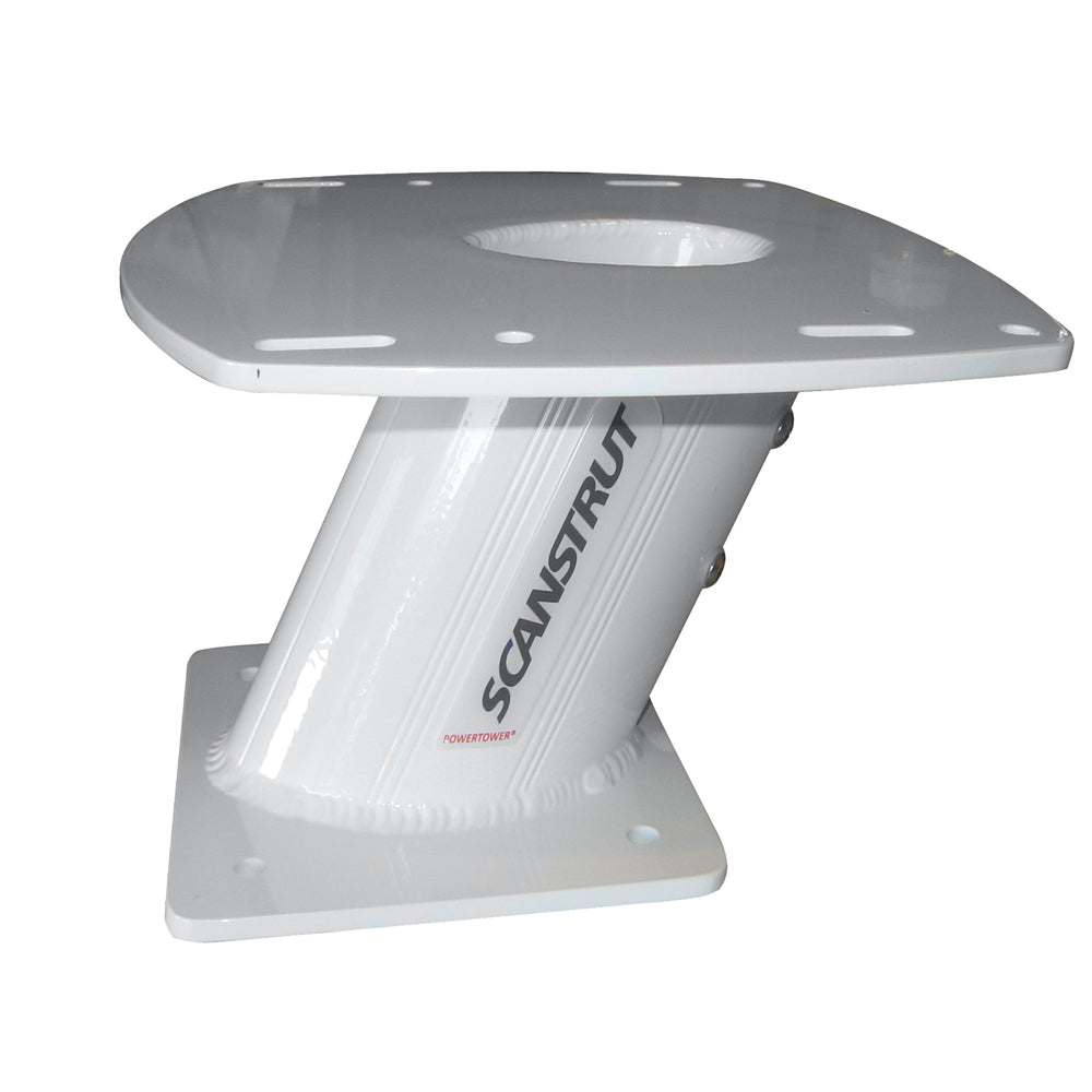 Scanstrut 10" Aluminum PowerTower f/2kW/4kW Raymarine; Garmin & Navico 3G/4G Radomes [APT-250-01] - Houseboatparts.com