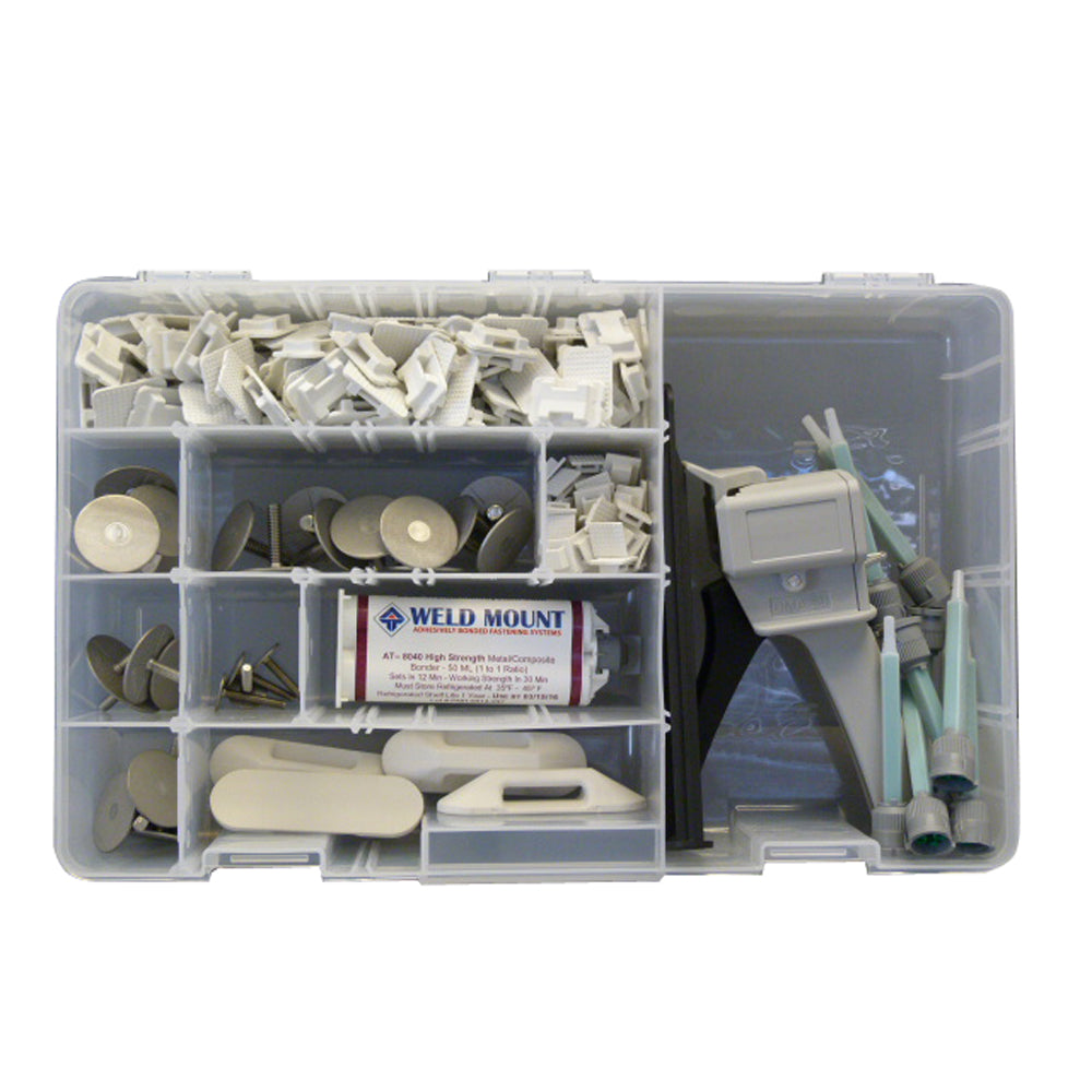 Weld Mount Executive Adhesive & Fastener Kit w/AT-8040 Adhesive [1001003] - Houseboatparts.com