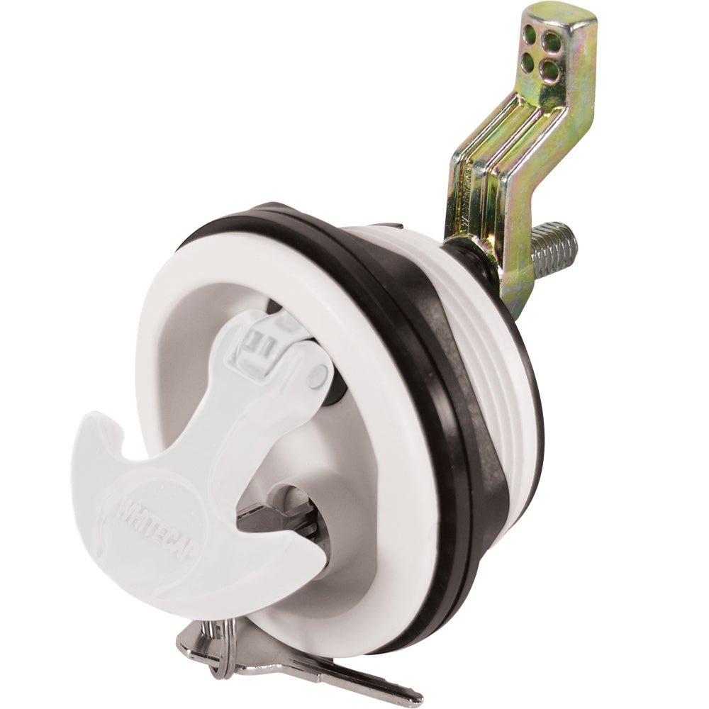 Whitecap Locking Nylon T - Handle - White/White [3226WC] - Houseboatparts.com