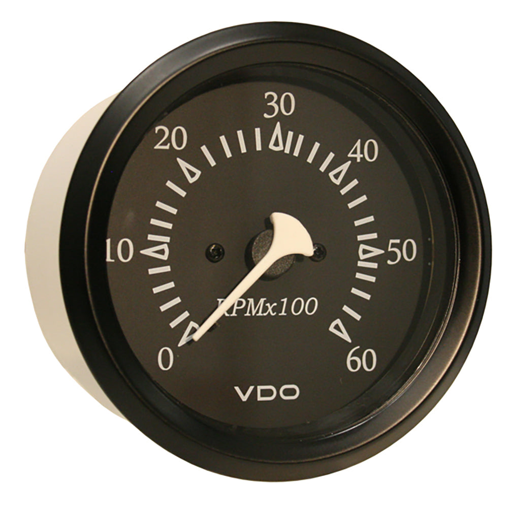 VDO Cockpit Marine 85mm (3-3/8") Sterndrive Tachometer - Black Dial/Bezel [333-11798] - Houseboatparts.com