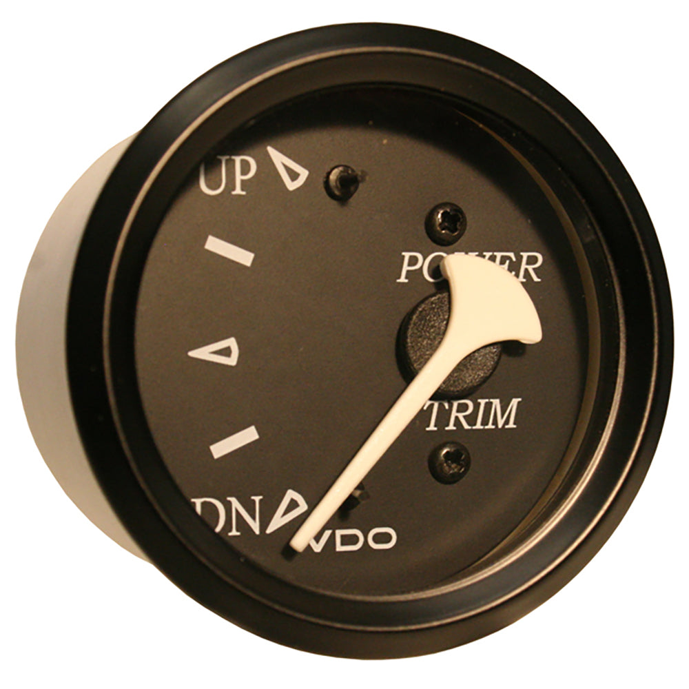 VDO Cockpit Marine Trim Gauge - f/ Mercury/Volvo/Yamaha 2001+ Engines - Black Dial/Bezel [382-11803] - Houseboatparts.com