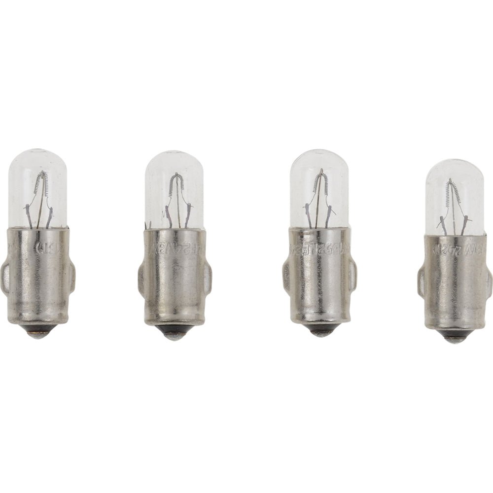 VDO Type A - White Metal Base Bulb - 12V - 4 - Pack [600 - 802] - Houseboatparts.com