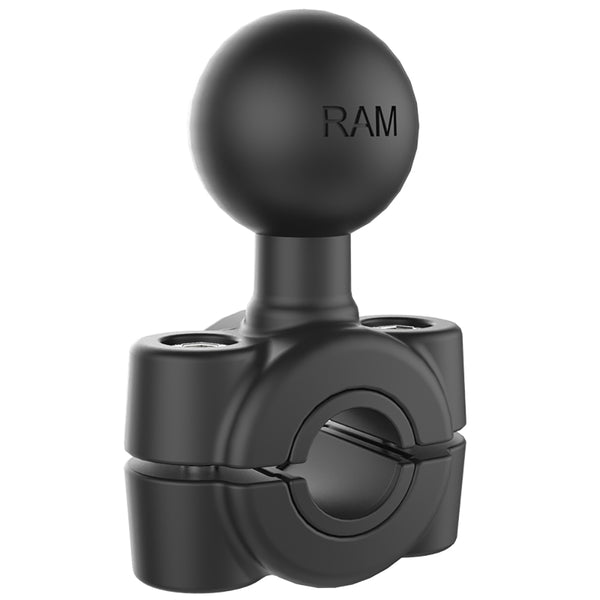 RAM Mount Torque 3/8" - 5/8" Diameter Mini Rail Base w/1" Ball [RAM-B-408-37-62U] - Houseboatparts.com