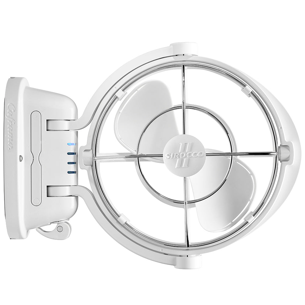 SEEKR by Caframo Sirocco II 3-Speed 7" Gimbal Fan - White - 12-24V [7010CAWBX] - Houseboatparts.com