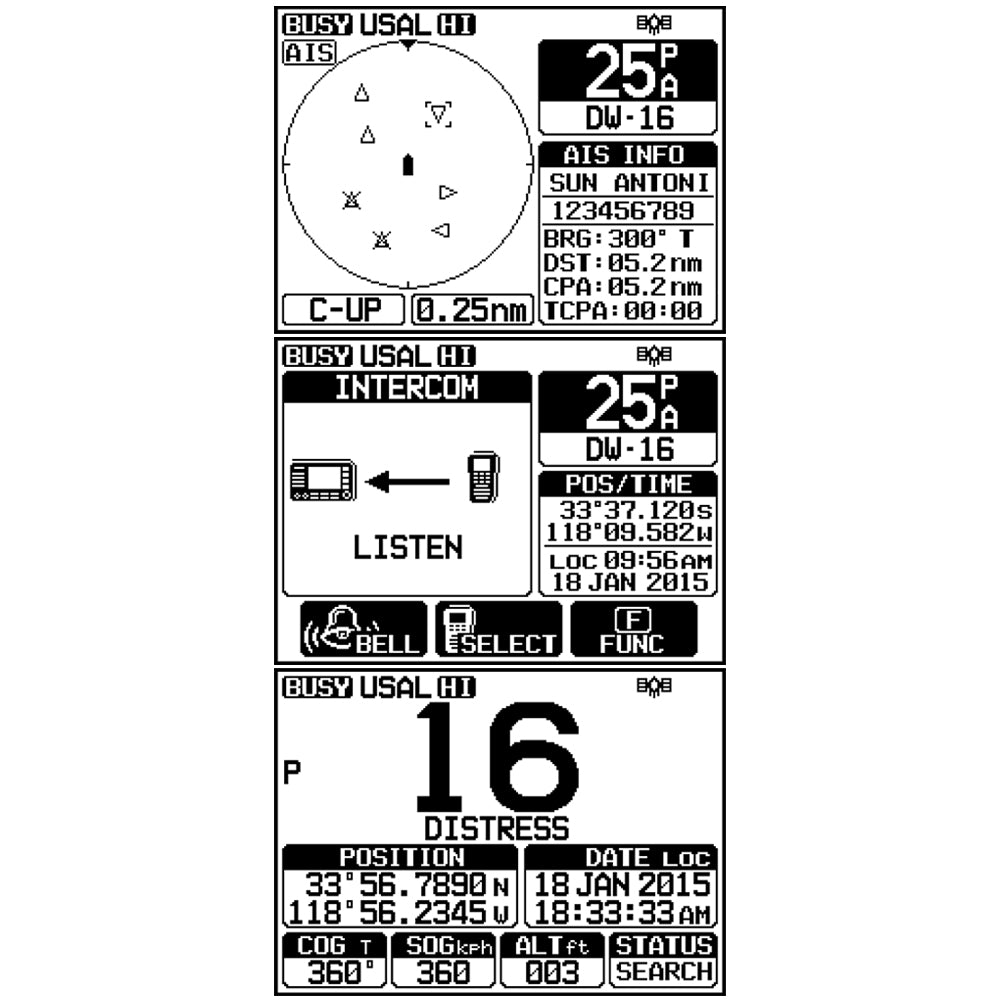 Standard Horizon Quantum GX6000 25W Commercial Grade Fixed Mount VHF w/NMEA 2000, Integrated AIS receiver, Speaker Mic [GX6000] - Houseboatparts.com