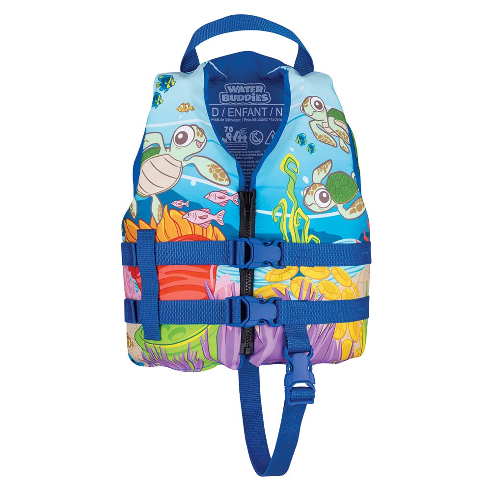 Full Throttle Water Buddies Vest - Child 30-50lbs - Turtle [104300-500-001-17] - Houseboatparts.com