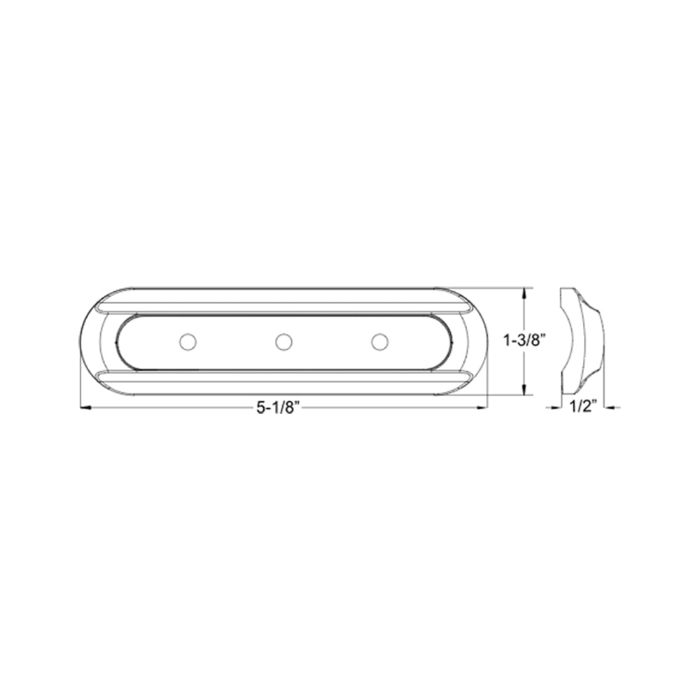 TACO 4-LED Deck Light - Flat Mount - White Housing [F38-8800W-1] - Houseboatparts.com