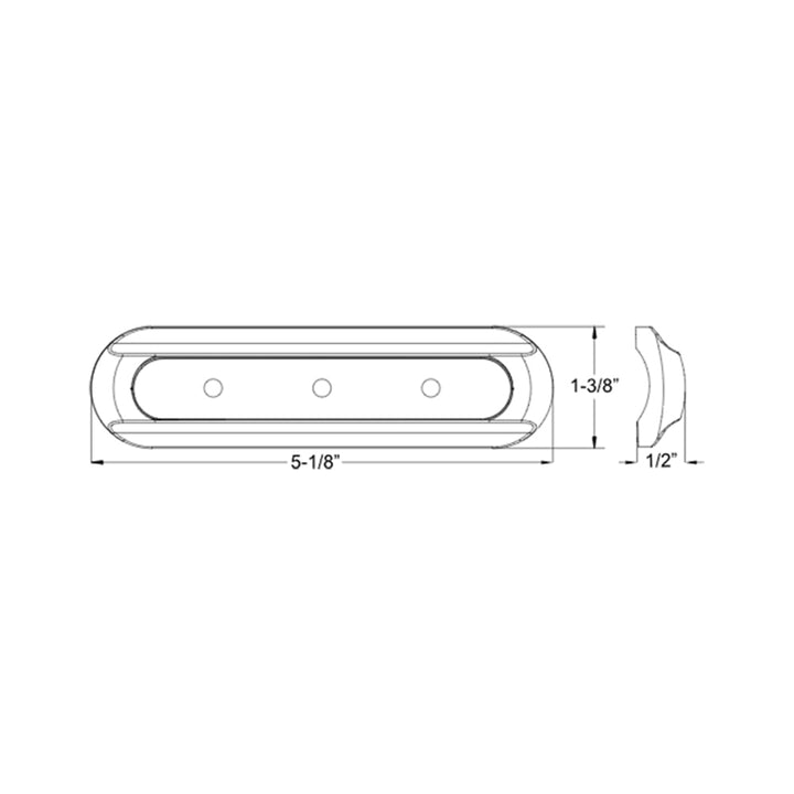 TACO 4-LED Deck Light - Flat Mount - White Housing [F38-8800W-1] - Houseboatparts.com