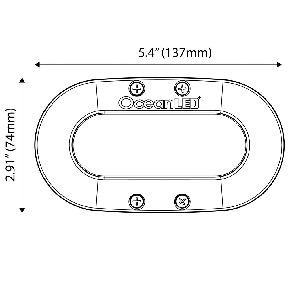 OceanLED X-Series X4 - White LEDs [012301W] - Houseboatparts.com