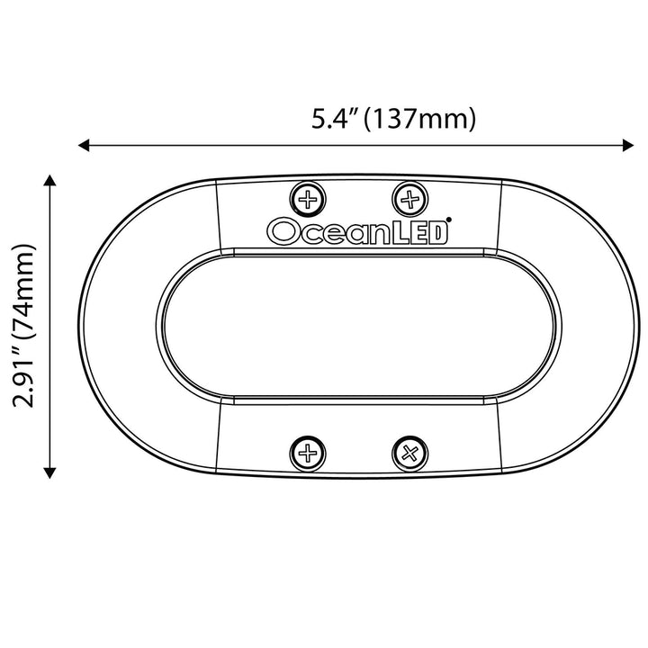 OceanLED X-Series X4 - White LEDs [012301W] - Houseboatparts.com