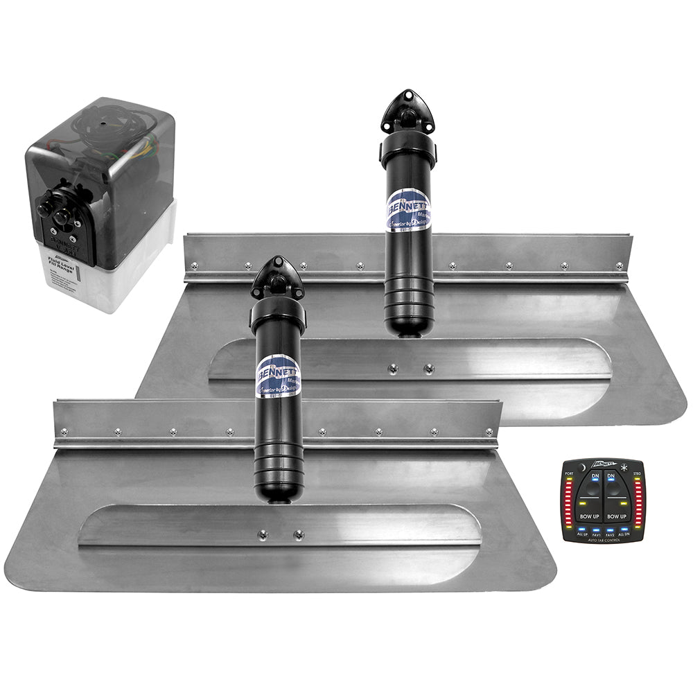 Bennett 1812ATP 18 x 12 Hydraulic Trim Tabs with ATP [1812ATP] - Houseboatparts.com