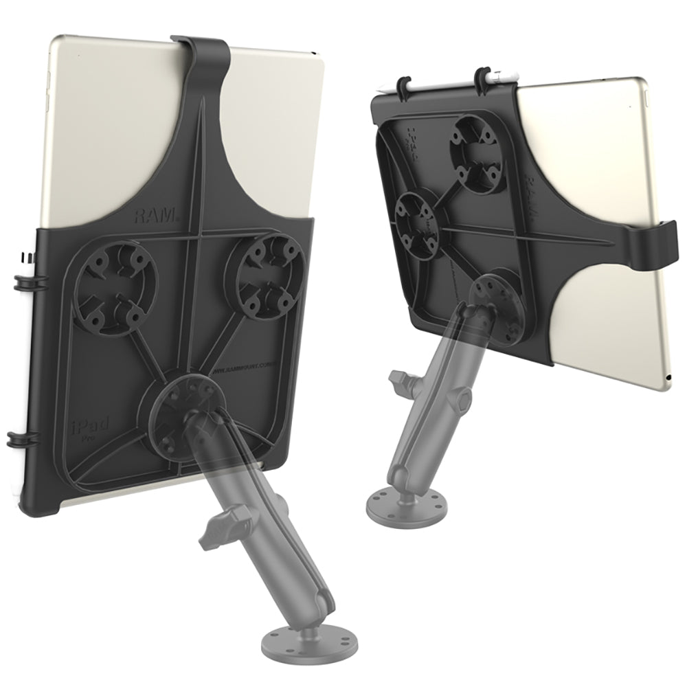 RAM Mount EZ-Rollr Cradle for the Apple iPad Pro 12.9" [RAM-HOL-AP21U] - Houseboatparts.com