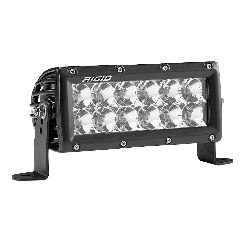 RIGID Industries E-Series PRO 6" Flood LED - Black [106113] - Houseboatparts.com