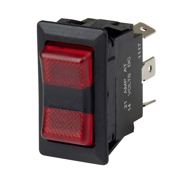 BEP SPDT Rocker Switch - 2-LEDs - 12V/24V - ON/OFF/ON [1001715] - Houseboatparts.com