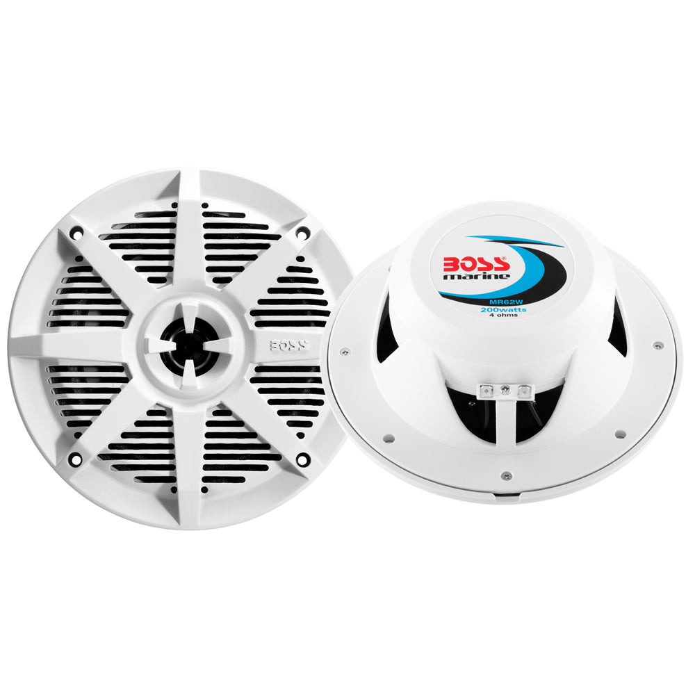 Boss Audio 6.5" MR62W Speaker - White - 200W [MR62W] - Houseboatparts.com