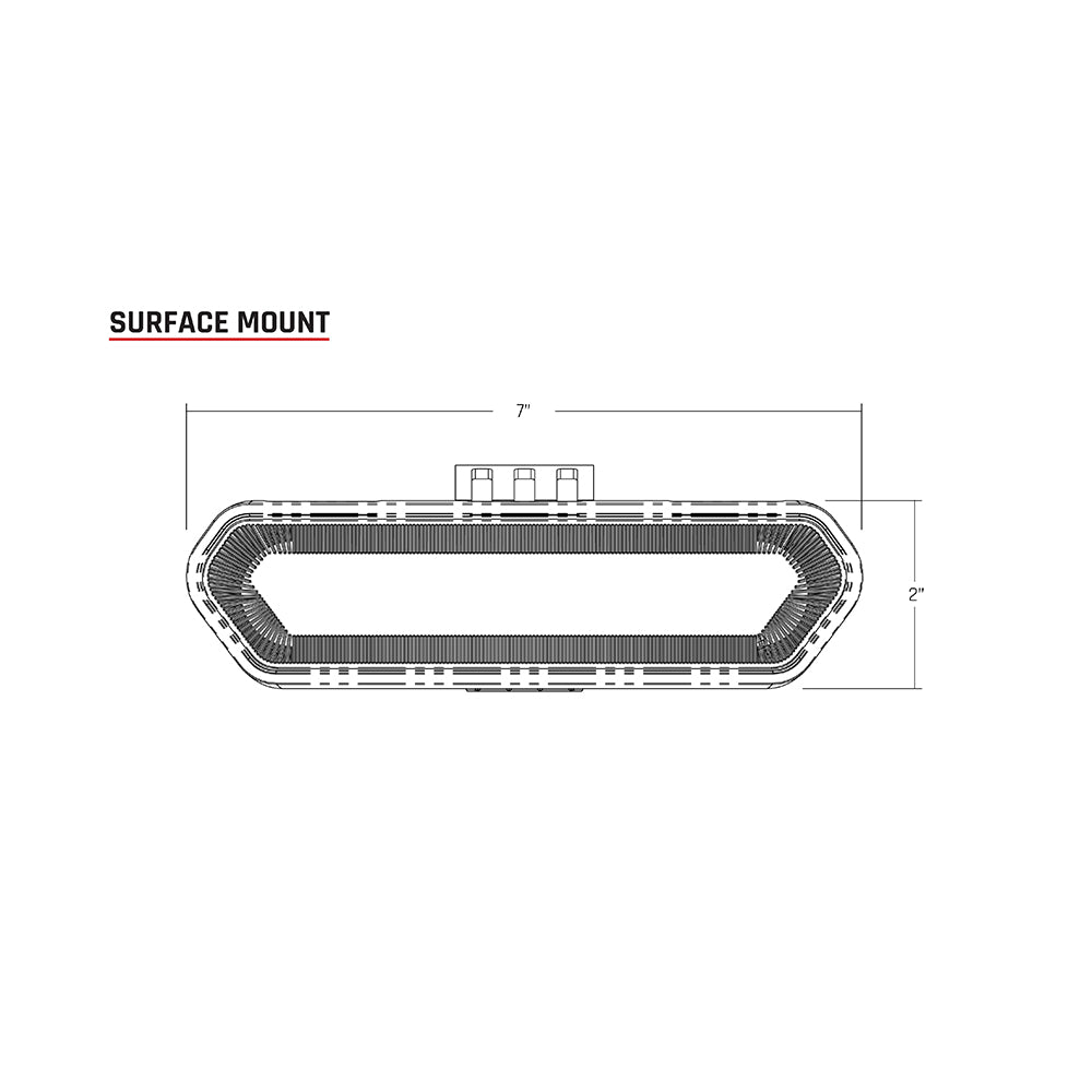 RIGID Industries Chase - Red [90133] - Houseboatparts.com