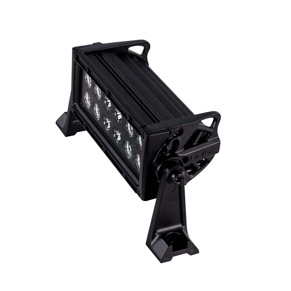 HEISE Dual Row Blackout LED Light Bar - 8" [HE-BDR8] - Houseboatparts.com