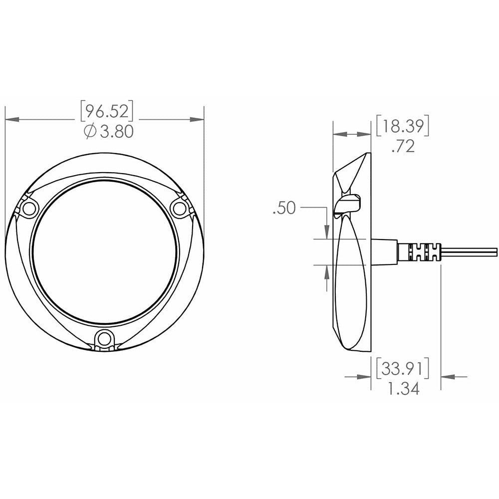 Lumitec SeaBlazeX2 Spectrum LED Underwater Light - Full-Color RGBW [101515] - Houseboatparts.com