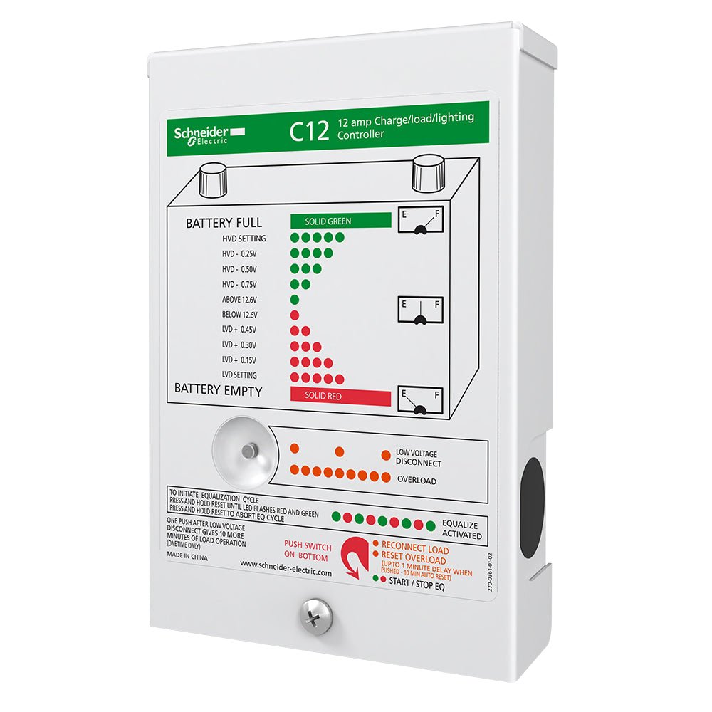 Xantrex C - Series Solar Charge Controller - 12 Amps [C12] - Houseboatparts.com