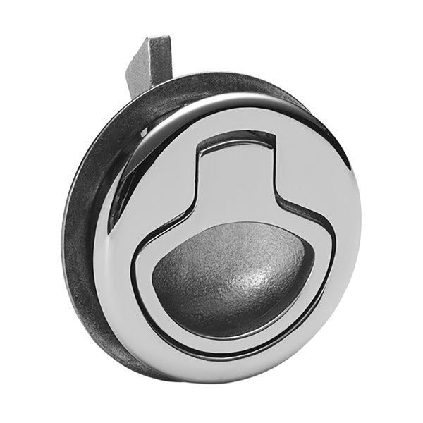 Whitecap Mini Slam Latch Stainless Steel Non-Locking Pull Ring [6137C] - Houseboatparts.com