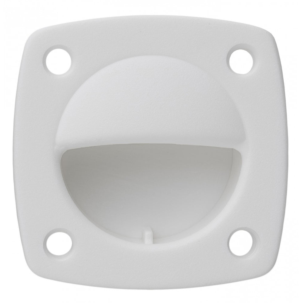 Whitecap Nylon Flush Pull - Small - White [3360WC] - Houseboatparts.com