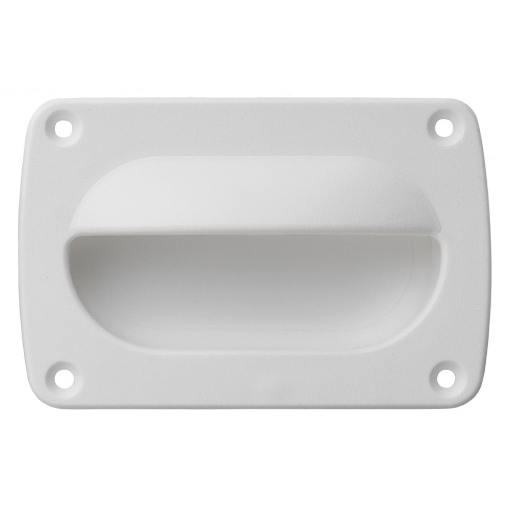 Whitecap Nylon Flush Pull - Large - White [3364WC] - Houseboatparts.com