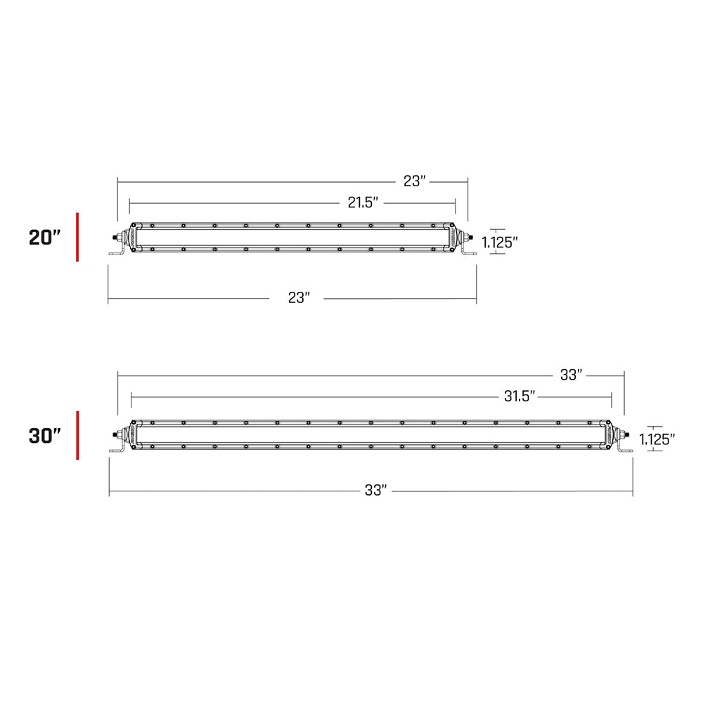 RIGID Industries SAE Compliant SR-SRS 20" Light Bar - Black [920413] - Houseboatparts.com