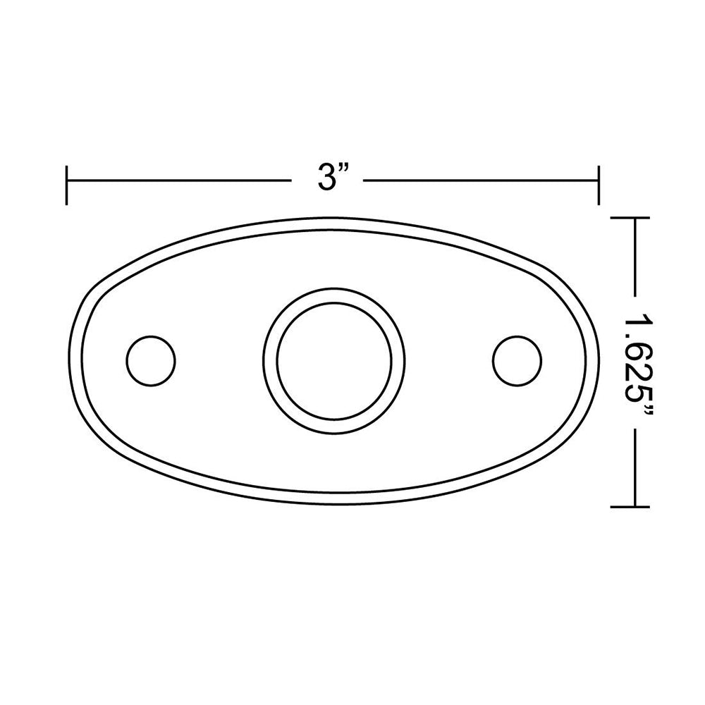 RIGID Industries A-Series White Low Power LED Light - Single - White [480153] - Houseboatparts.com