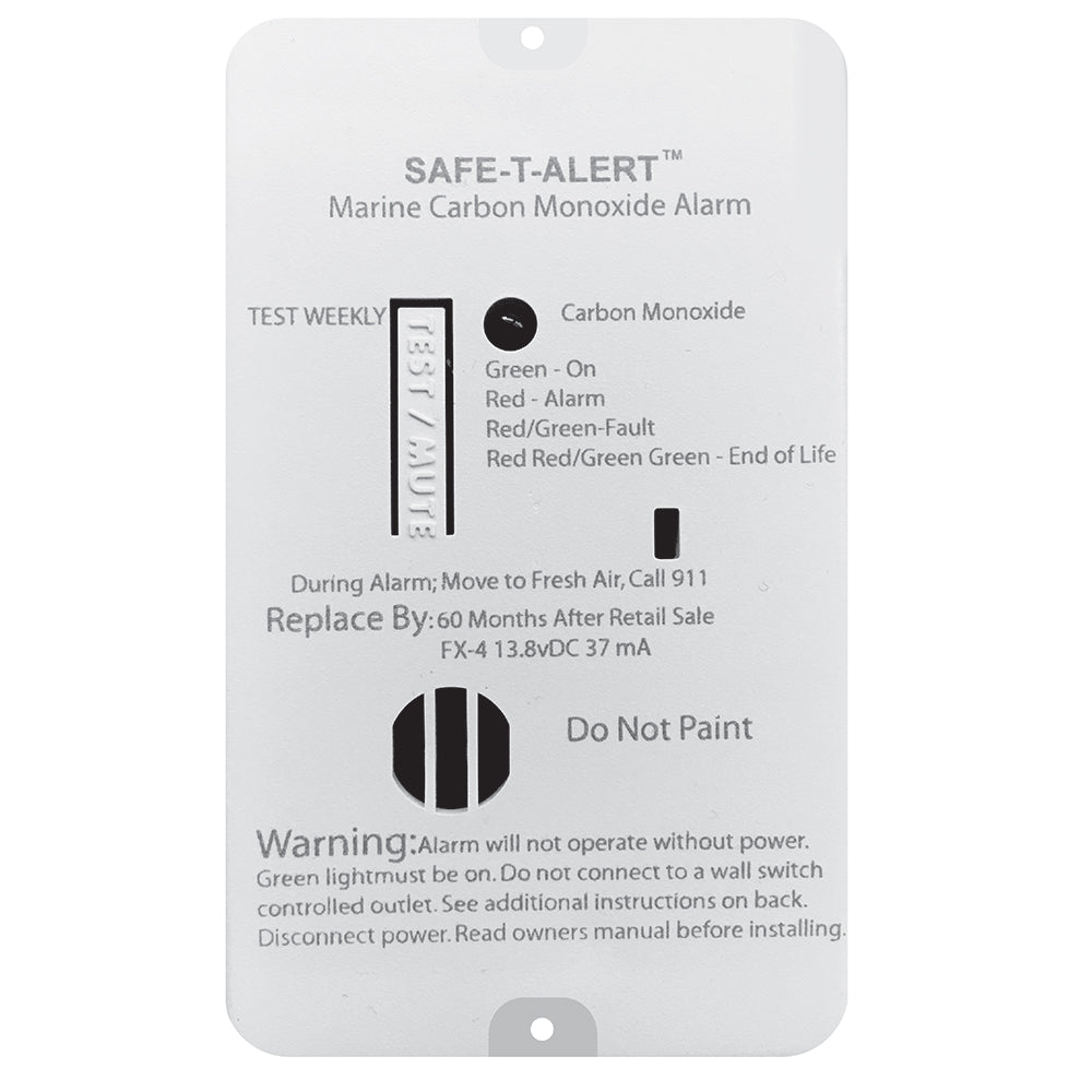 Safe-T-Alert FX-4 Carbon Monoxide Alarm [FX-4] - Houseboatparts.com