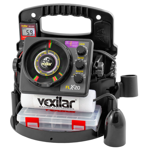 Vexilar FLX-20 Pro Pack II w/12 Ice Ducer  DD-100 [PPX2012D] - Houseboatparts.com