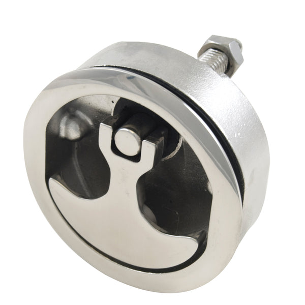 Whitecap Compression Handle Stainless Steel Non-Locking 3" OD - 1/4 Turn [S-8235C] - Houseboatparts.com