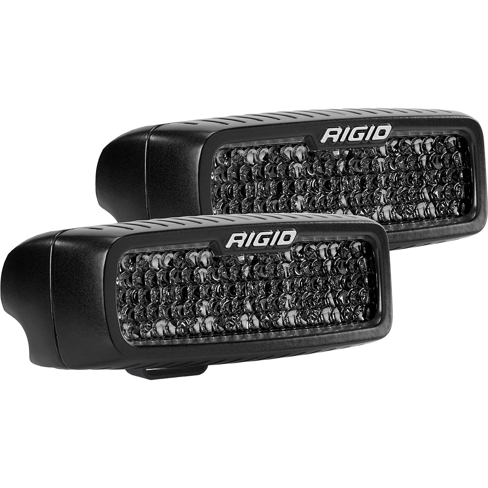 RIGID Industries SR-Q Series PRO Spot Diffused Midnight Surface Mount - Pair [905513BLK] - Houseboatparts.com