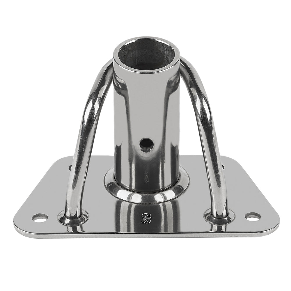 Schaefer Stanchion Base Single - Heavy-Duty [36-01] - Houseboatparts.com