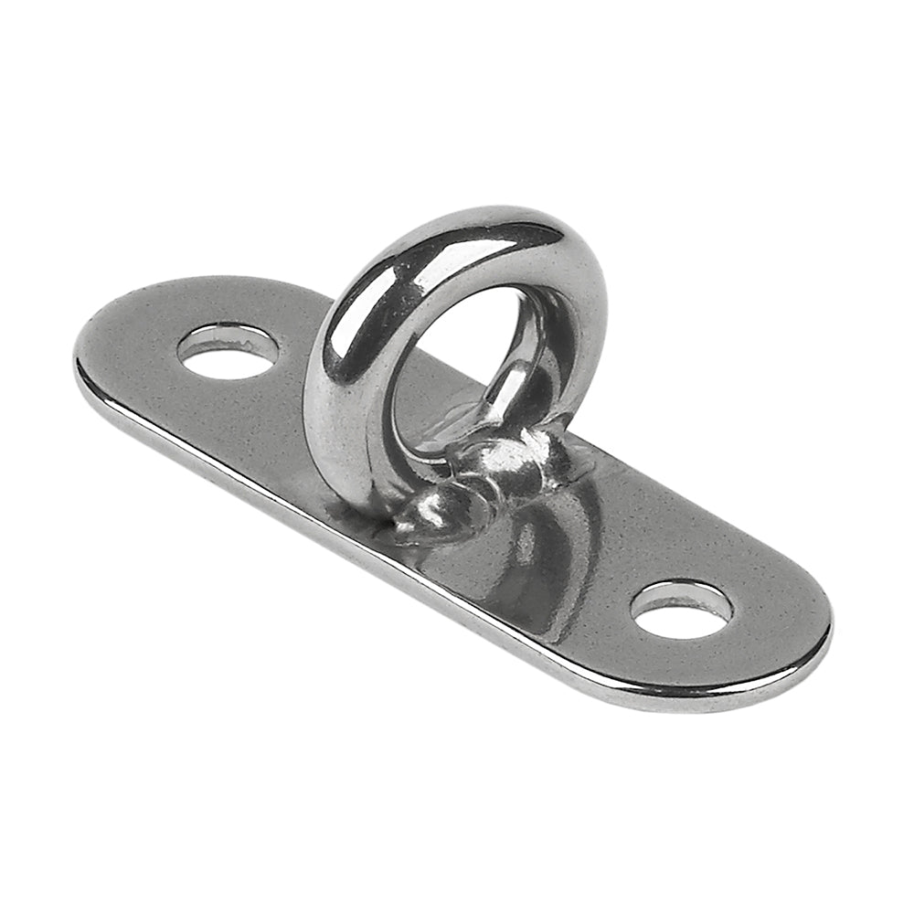 Schaefer Stainless Steel Welded Pad Eye - 1-7/8"L x 5/8"W [78-02] - Houseboatparts.com