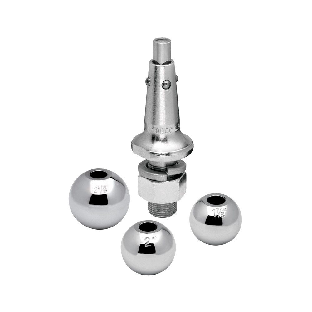 Draw-Tite Interchangeable Hitch Ball w/ 1" Shank - 1-7/8", 2", 2-5/16" Balls [63803] - Houseboatparts.com