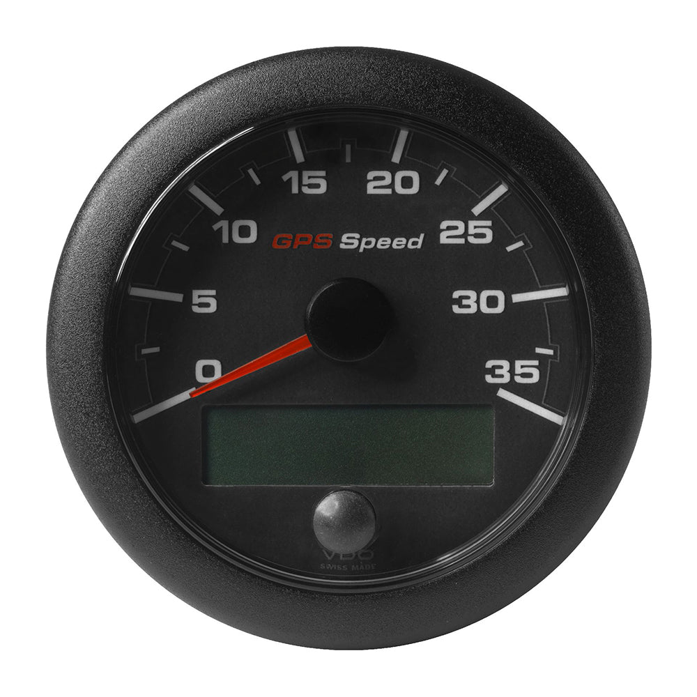 Veratron 3-3/8" (85mm) OceanLink GPS Speedometer - Black Dial  Bezel (0-35 K/MPH/KMH) [A2C1351980001] - Houseboatparts.com