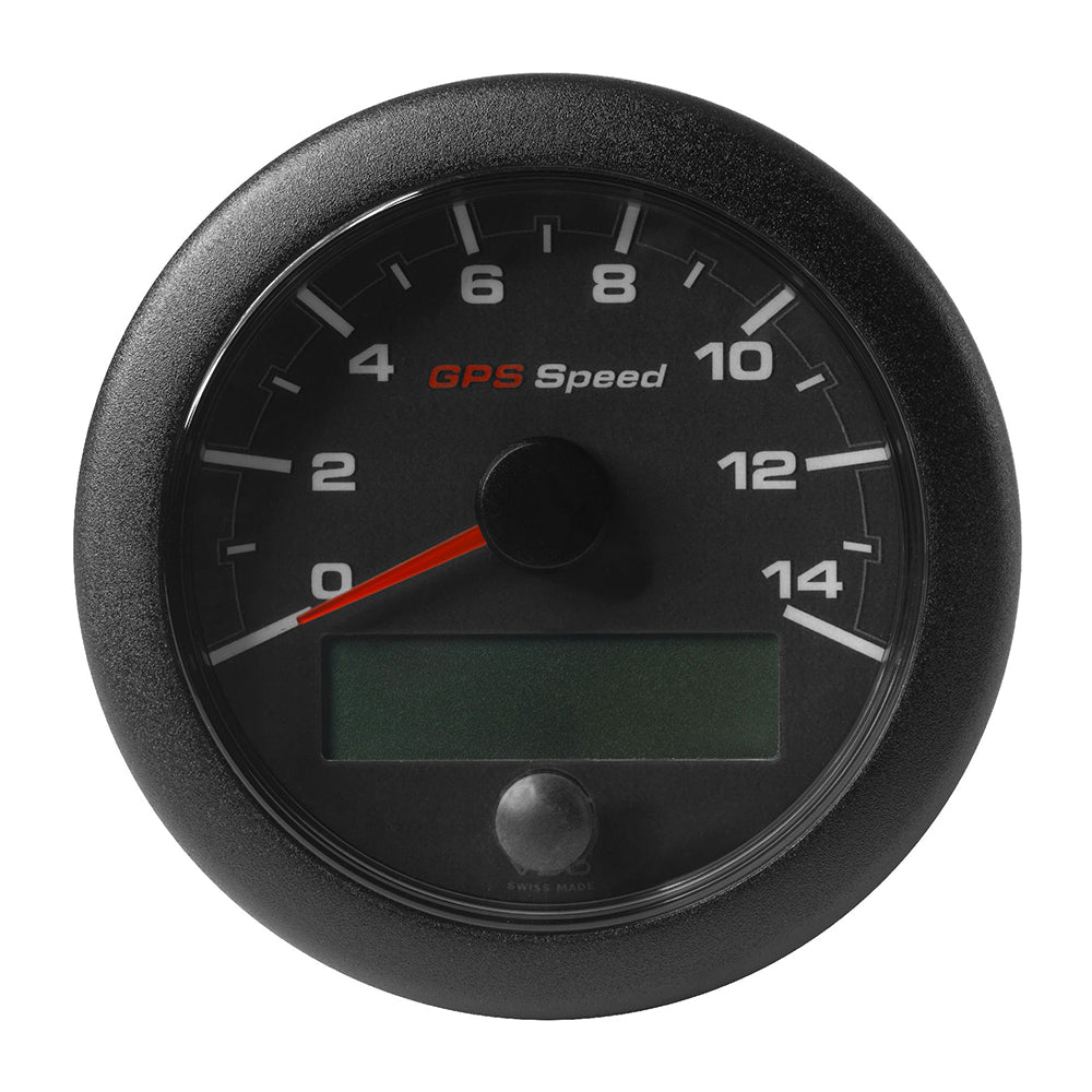 Veratron 3-3/8" (85mm) OceanLink GPS Speedometer - Black Dial  Bezel (0-14 K/MPH/KMH) [A2C1351970001] - Houseboatparts.com