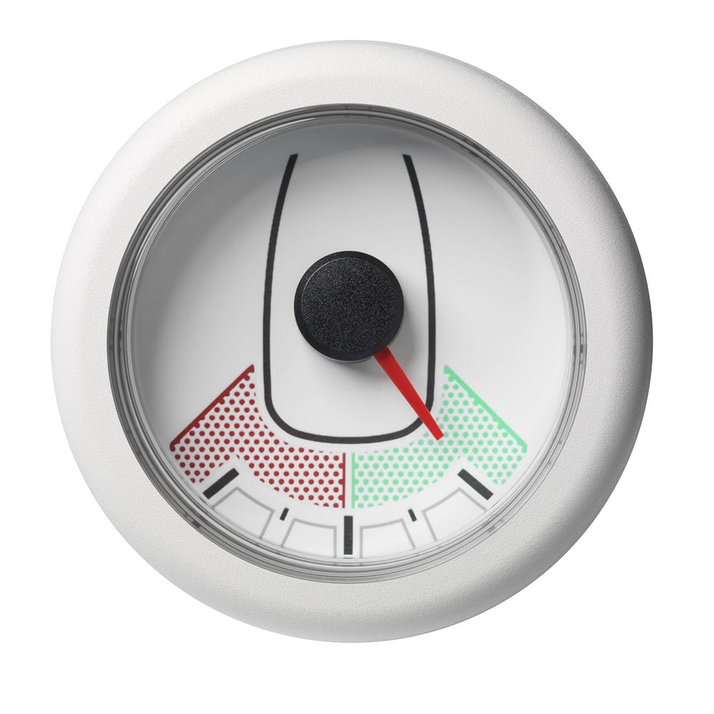 Veratron 52MM (2 - 1/16") OceanLink Rudder Angle Gauge - Left/Right - White Dial Bezel [A2C1066090001] - Houseboatparts.com