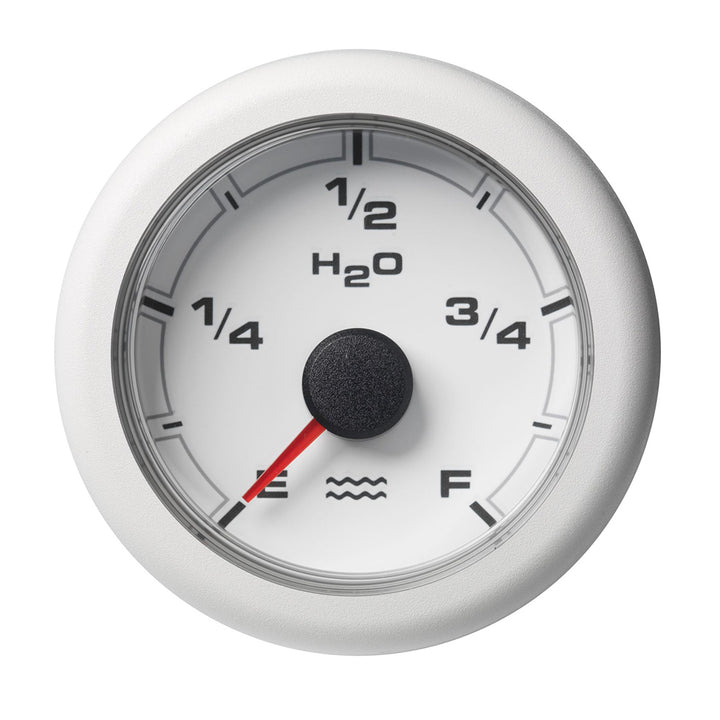 Veratron 52MM (2 - 1/16") OceanLink Fresh Water Empty Gauge - White Dial Bezel [A2C1065920001] - Houseboatparts.com