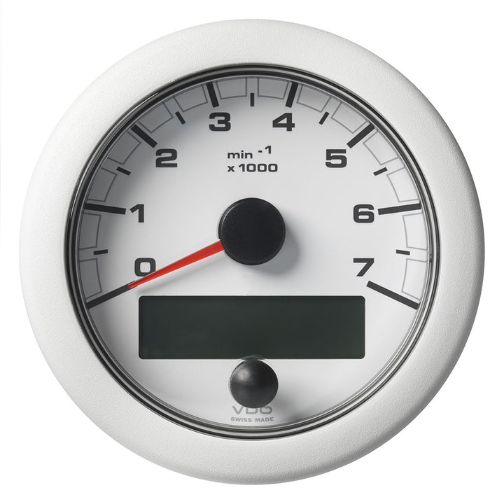 Veratron 3 - 3/8" (85MM) OceanLink NMEA 2000 Tachometer - 7000 RPM - White Dial Bezel [A2C1065820001] - Houseboatparts.com