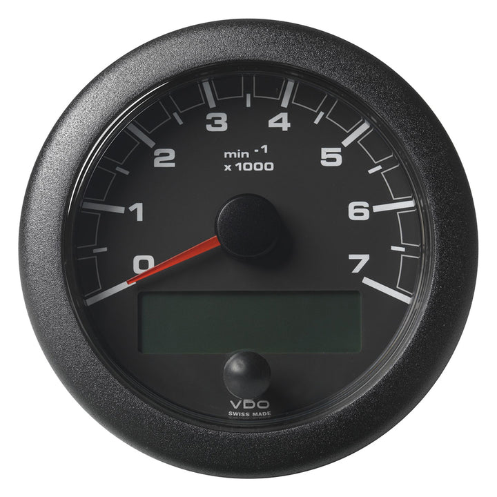 Veratron 3 - 3/8" (85MM) OceanLink NMEA 2000 Tachometer - 7000 RPM - Black Dial Bezel [A2C1065810001] - Houseboatparts.com