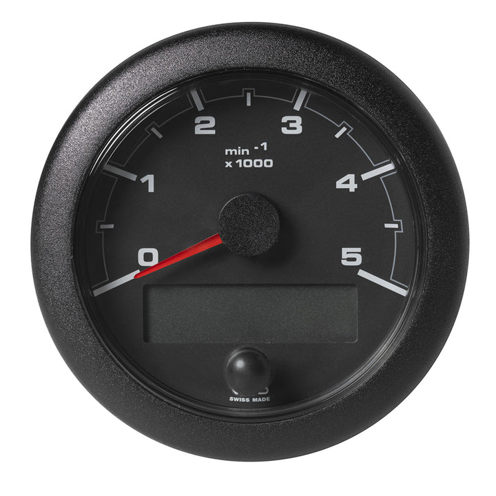 Veratron 3 - 3/8" (85MM) OceanLink NMEA 2000 Tachometer - 5000 RPM - Black Dial Bezel [A2C1065720001] - Houseboatparts.com