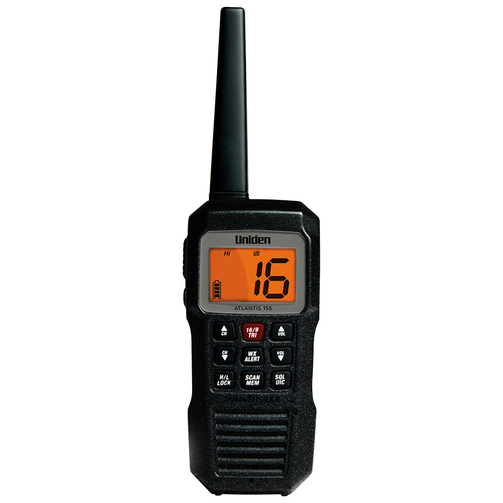 Uniden Atlantis 155 Handheld Two-Way VHF Floating Marine Radio [ATLANTIS 155] - Houseboatparts.com