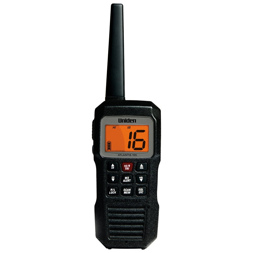Uniden Atlantis 155 Handheld Two - Way VHF Floating Marine Radio [ATLANTIS 155] - Houseboatparts.com