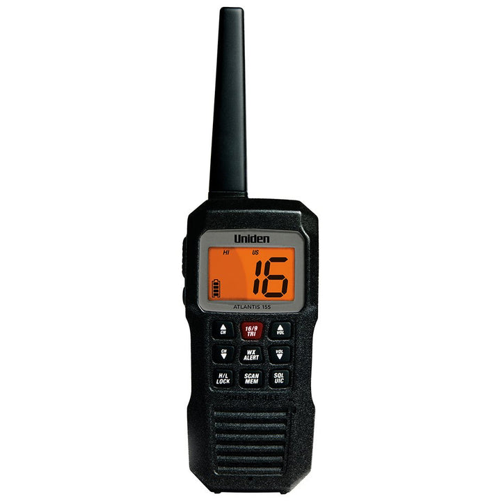 Uniden Atlantis 155 Handheld Two - Way VHF Floating Marine Radio [ATLANTIS 155] - Houseboatparts.com