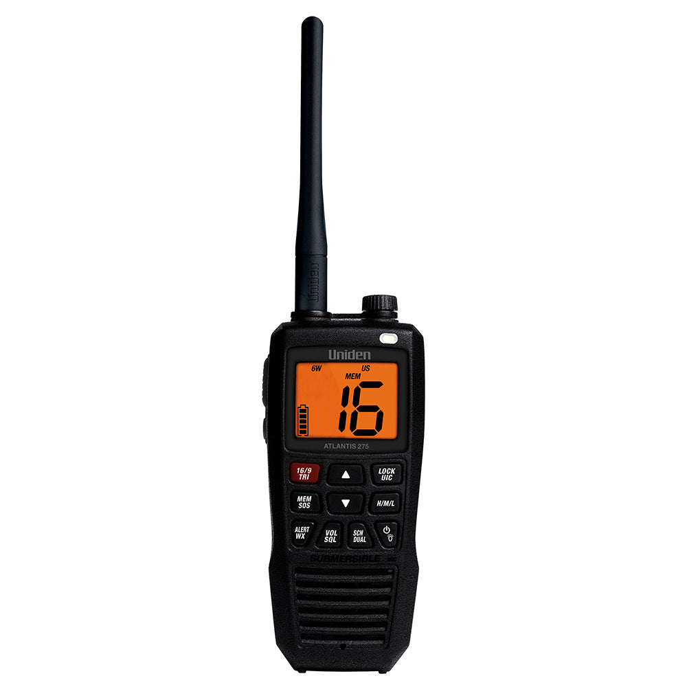 Uniden Atlantis 275 Floating Handheld VHF Marine Radio [ATLANTIS 275] - Houseboatparts.com